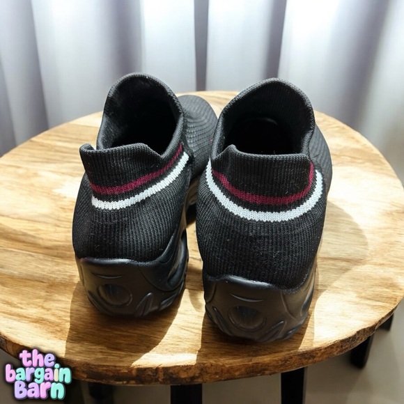 Mishansha Kids Youth Black Athletic Running Sock Shoes (6) - Picture 4 of 5